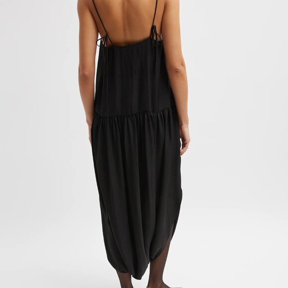 Tibi Jalouise Dress in Black Size 4 - Picture 4 of 9